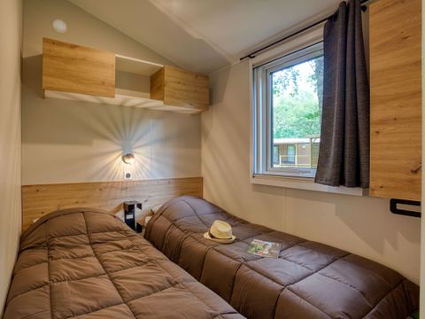 Mobilhome 4 personnes - Mobil-Home Premium 33m² Bali - 2 chambres + Terrasse couverte + Lave-vaisselle + TV + CLIM 4 pers
