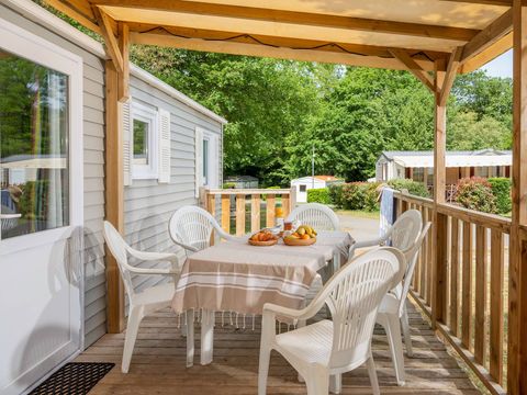 MOBILHOME 6 personnes - Classic | 2 Ch. | 4/6 Pers. | Terrasse surélevée | Clim.