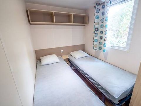 MOBILHOME 6 personnes - Comfort | 3 Ch. | 6 Pers. | Terrasse surélevée | 1 SDB | Clim.