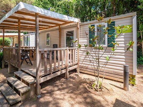 MOBILHOME 4 personnes - Mobil-home | Comfort | 2 Ch. | 4 Pers. | Terrasse surélevée | Clim.