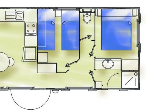 MOBILHOME 4 personnes - MALDIVE