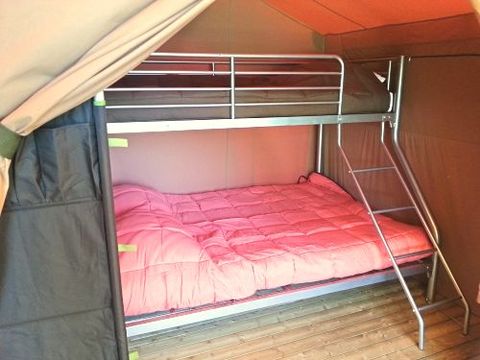 HÉBERGEMENT INSOLITE 5 personnes - TENTE LODGE sans sanitaires