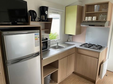 MOBILHOME 6 personnes - Confort 28m² - 3 chambres - Petite terrasse