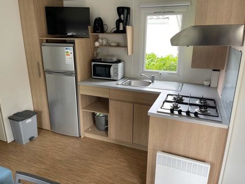 MOBILHOME 6 personnes - Confort 28m² - 3 chambres - Petite terrasse