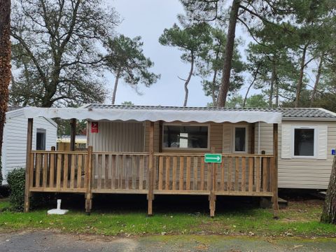 MOBILHOME 6 personnes - Confort 28m² - 3 chambres - Grande terrasse - TV