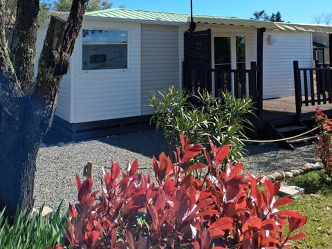 Mobilhome 4 personnes - Grand Confort "Amandier - Glycine" 2 chambres Climatisation