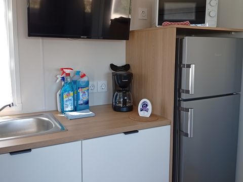 MOBILHOME 4 personnes - Mobil-Home Prestige "Lys - Orchidée" 2 chambres Climatisation