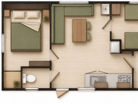 MOBILHOME 6 personnes - O'HARA 734