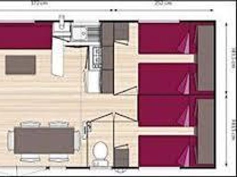 MOBILHOME 8 personnes - O'hara 834
