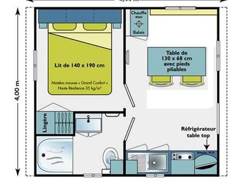 MOBILHOME 2 personnes - 2 personnes