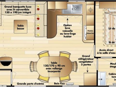 MOBILHOME 6 personnes - 6 personnes