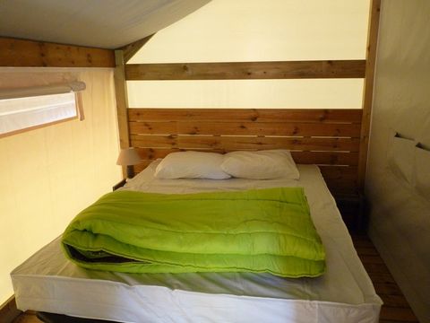 Tente en toile et en bois 5 personnes - Tente ecolodge