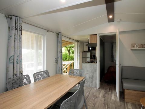 MOBILHOME 6 personnes - Saint Cirq Lapopie - 3 chambres - Terrasse couverte