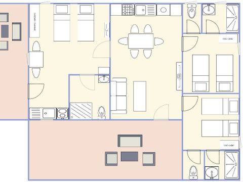 CHALET 8 personnes - 3 chambres