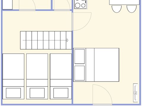 GÎTE 5 personnes - 1 chambre