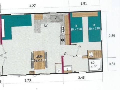 MOBILHOME 4 personnes - Mobilhome 4 personnes