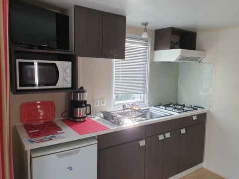 MOBILHOME 7 personnes - MH3 TRIO, avec sanitaires