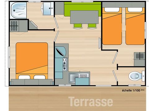 MOBILHOME 4 personnes - ECO