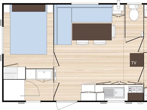 MOBILHOME 6 personnes - Mobil home 6 pers