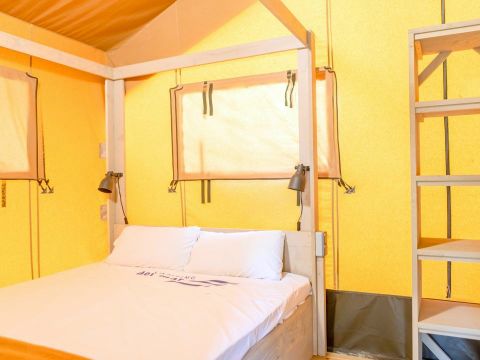 Tente en toile et en bois 4 personnes - Glamping Mar 4 pers