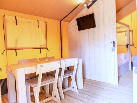 Tente en toile et en bois 4 personnes - Glamping Mar 4 pers