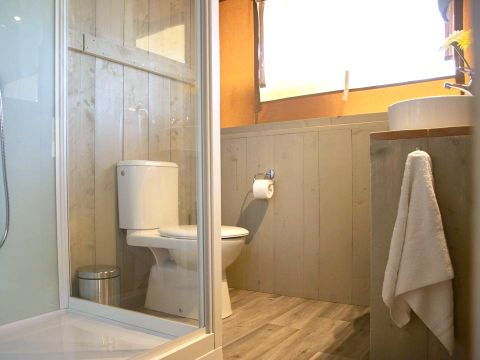 Tente en toile et en bois 2 personnes - Glamping Mar 2 pers