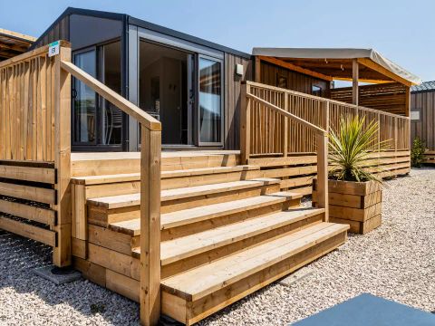 MOBILHOME 6 personnes - Mobil Home Premium Large 4 Pièces 6 Personnes Climatisé + TV