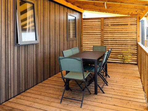 MOBILHOME 6 personnes - Mobil Home Premium Large 4 Pièces 6 Personnes Climatisé + TV