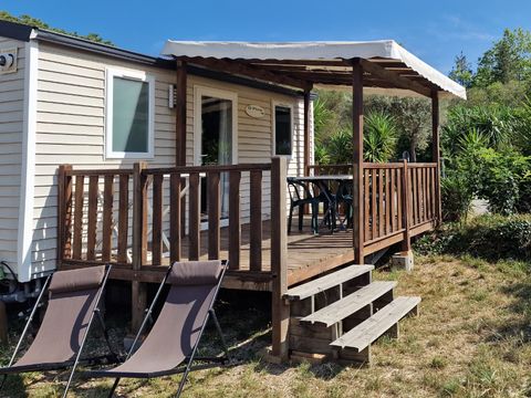 Mobilhome 2 personnes - Azur - 1 chambre - 20m² - Avec climatisation