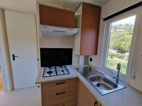 Mobilhome 4 personnes - Théoule - 2 chambres avec climatisation