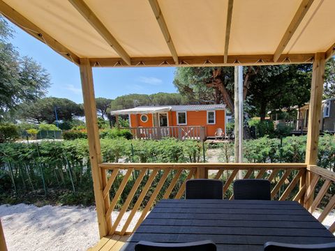 Mobilhome 4 personnes - Théoule - 2 chambres avec climatisation