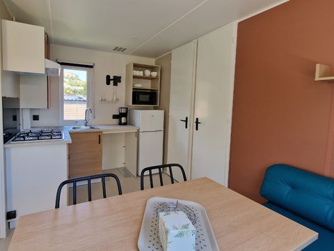 Mobilhome 4 personnes - Théoule - 2 chambres avec climatisation