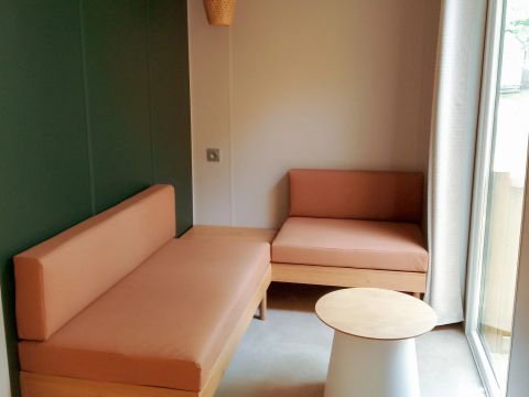 MOBILHOME 12 personnes - Aqua Tribu 6 Chambres 12 Personnes Terrasse semi-couverte