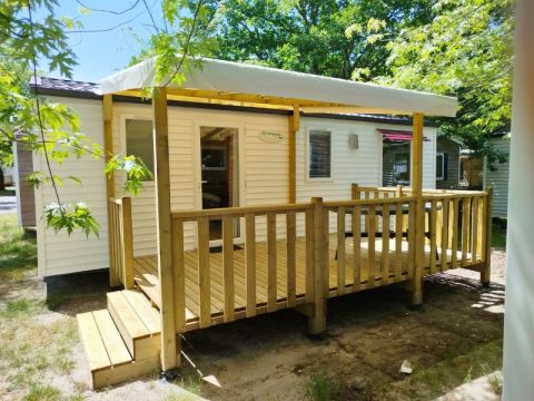 MOBILHOME 6 personnes - Mobil Home Aqua 3 Chambres - 6 Personnes - Terrasse semi-couverte