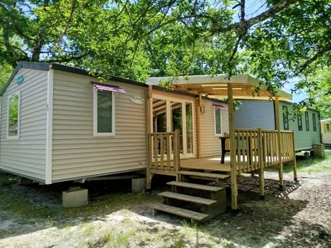 MOBILHOME 6 personnes - Mobil Home Aqua Espace 2 Chambres - 4/6 Personnes - Terrasse semi-couverte