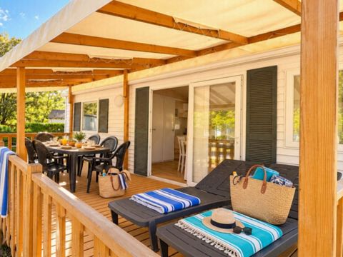 Mobilhome 6 personnes - Cottage Luxe - 3 chambres - Mercredi/mercredi