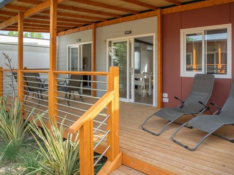 Mobilhome 5 personnes - 'Green Suite' 32m²