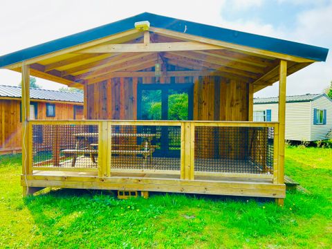 LODGE 5 personnes - ECO LODGE 2 chambres 5 personnes 1 lit double / 2 lits simples / 1 lit pont