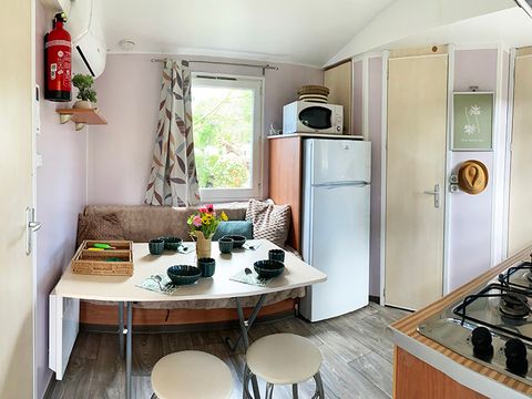 MOBILHOME 4 personnes - MALIN 20m² - 2 chambres - climatisation - terrasse -