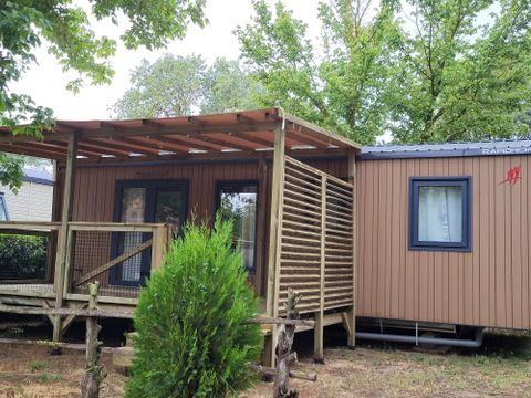 MOBILHOME 4 personnes - PREMIUM 30m² - 2 chambres - TV - lave-vaisselle - climatisation - terrasse