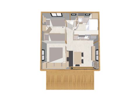 CHALET 5 personnes - Cosy - Quartier Piéton