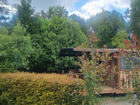 Tente en toile et en bois 6 personnes - Chalet Toilé Prémium