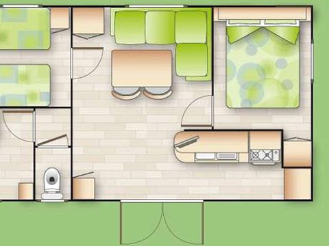 MOBILHOME 4 personnes - Espace MV3 Colorado