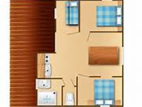 CHALET 6 personnes - Chalet 3Ch Gitotel