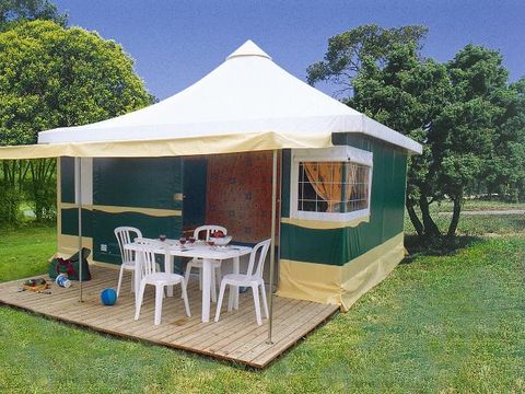 BUNGALOW TOILÉ 5 personnes - KIWI Sans sanitaires