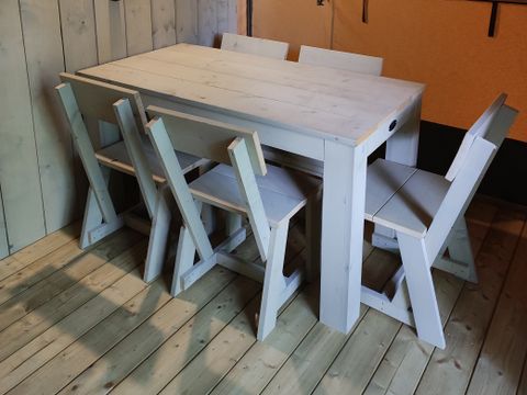 TENTE TOILE ET BOIS 5 personnes - Safari lodge sans sanitaires