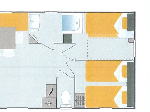 MOBILHOME 6 personnes - 3 chambres Gamme CLASSIC