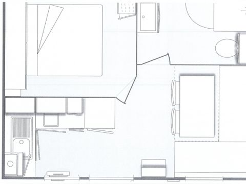 MOBILHOME 2 personnes - 1 chambres Gamme CLASSIC