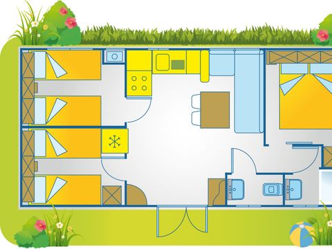 Mobilhome 4 personnes - Happy Plus