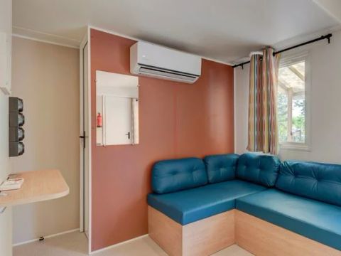 MOBILHOME 6 personnes - Comfort XL | 3 Ch. | 6 Pers. | Terrasse surélevée | Clim.